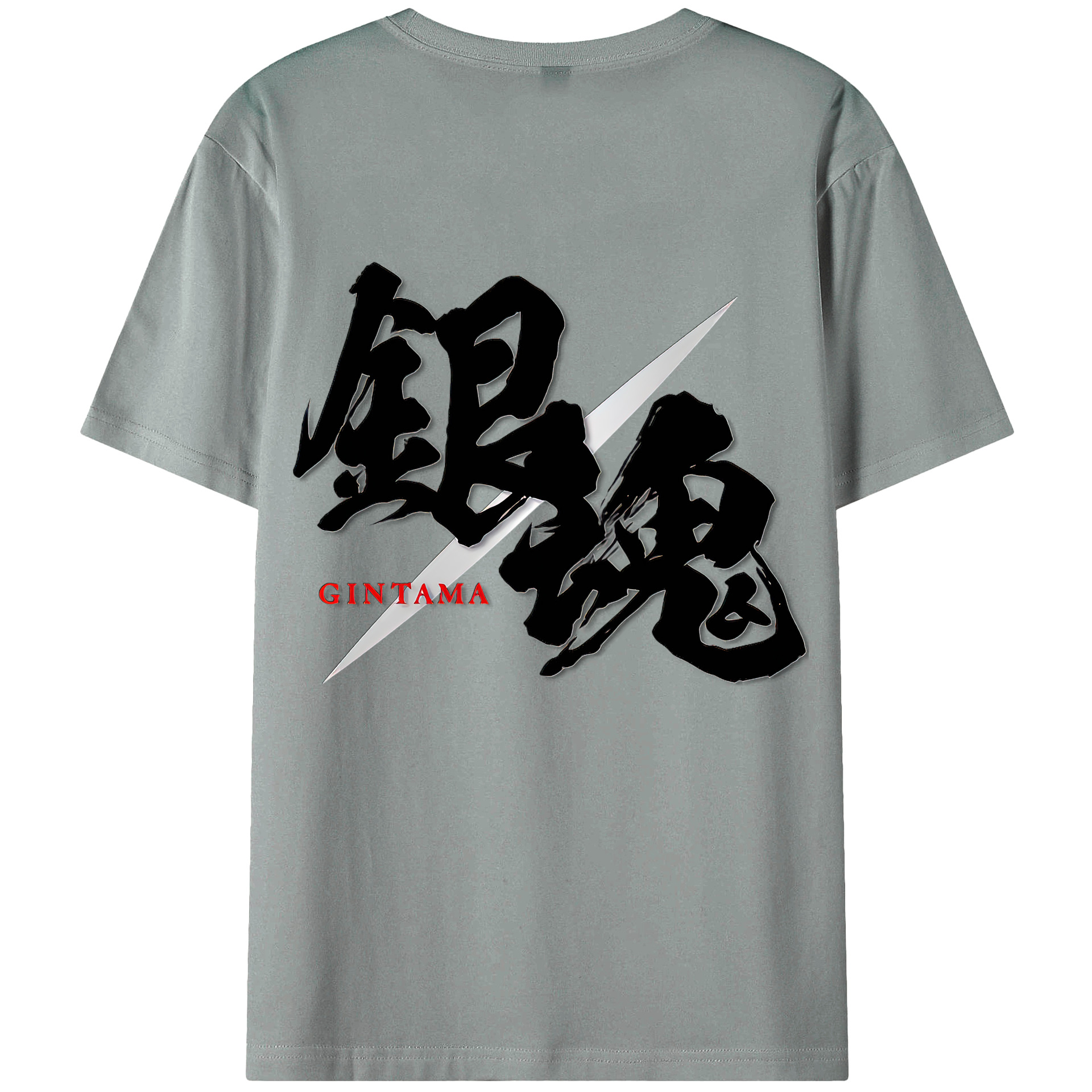 （画像用） ぎんたま 坂田銀時（さかたぎんとき） 神楽 志村新八（しむら しんぱち） GINTAMA Sakata Gintoki Kagura Shimura Shinpachi 綿100％ メンズ半袖Tシャツ（バックプリント） 通気性